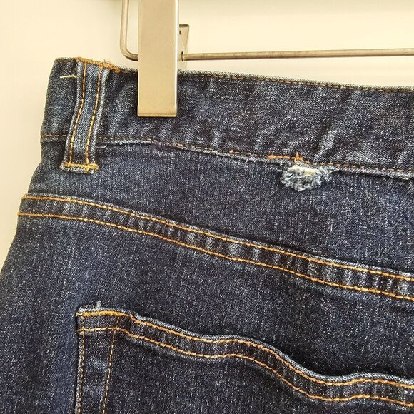 Lauren Jeans Co. Ralph Lauren Womens Straight Leg Dark Wash Denim Jeans Size 4 - Picture 6 of 14